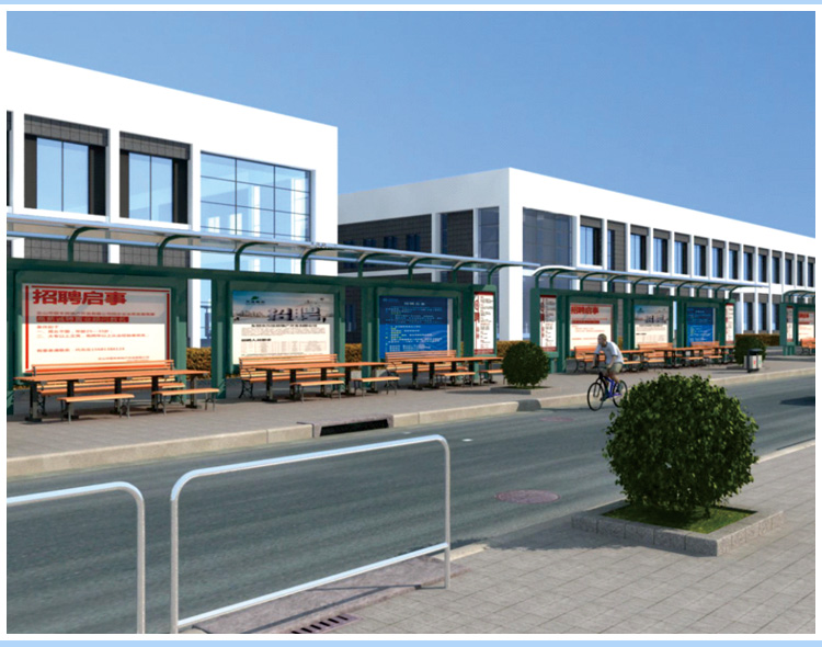公交站臺(tái)@江西豪鑫公交站臺(tái)制作廠家