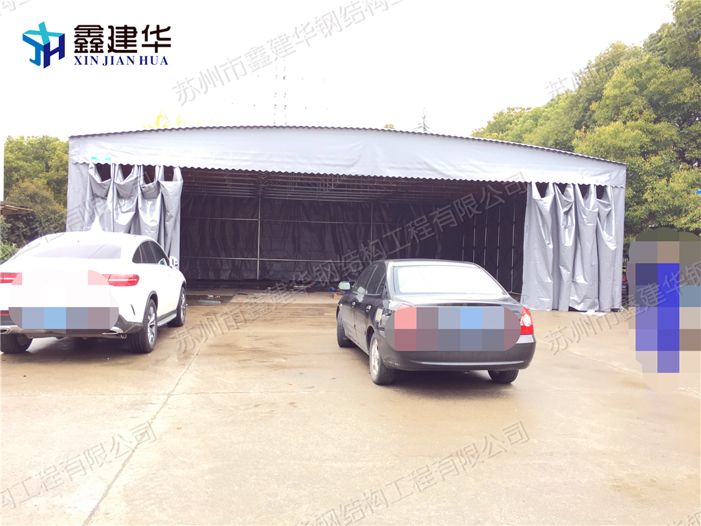 蘇州吳江推拉篷廠家鑫建華 戶外遮陽篷倉庫推拉篷 雨篷 推拉篷價格