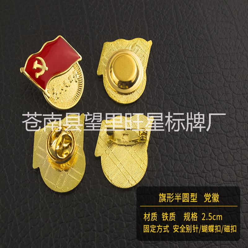*黨旗徽章胸章廠家定做標(biāo)準(zhǔn)型*徽章胸章批發(fā)