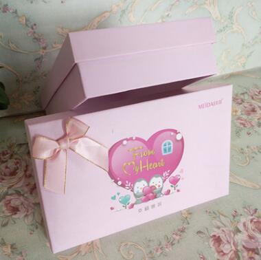 廠家定制批發(fā)新品絲帶包裝盒 *節(jié)送男女友*精美禮品盒