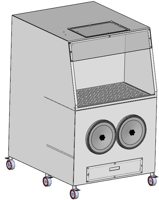 路博潔天 LB-DJ2400打磨除塵工作臺(tái) 除塵設(shè)備