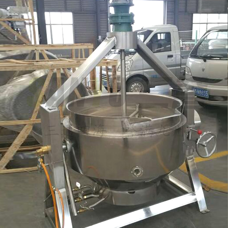 供應(yīng)三譽(yù)專業(yè)炒醬設(shè)備 燃?xì)獬瘁u鍋