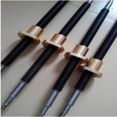 梯形絲桿生產(chǎn)廠家 方形牙 316不銹鋼定做絲桿 螺母TR2536