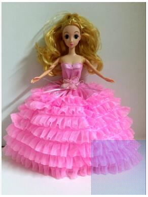 換裝娃娃套裝 3D真眼時尚粉紅大裙公主禮盒女孩娃娃公主玩具批發(fā)