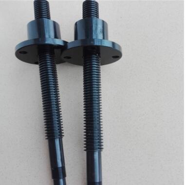 梯形絲桿TR16直徑乘3導(dǎo)程發(fā)黑絲桿螺母 旋轉(zhuǎn)順暢廠家直銷