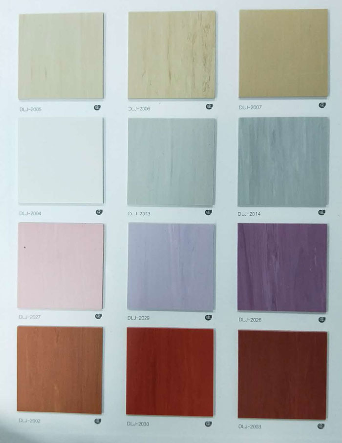 東麗潔特魯瓦同質(zhì)透芯PVC地板家居商用地膠板