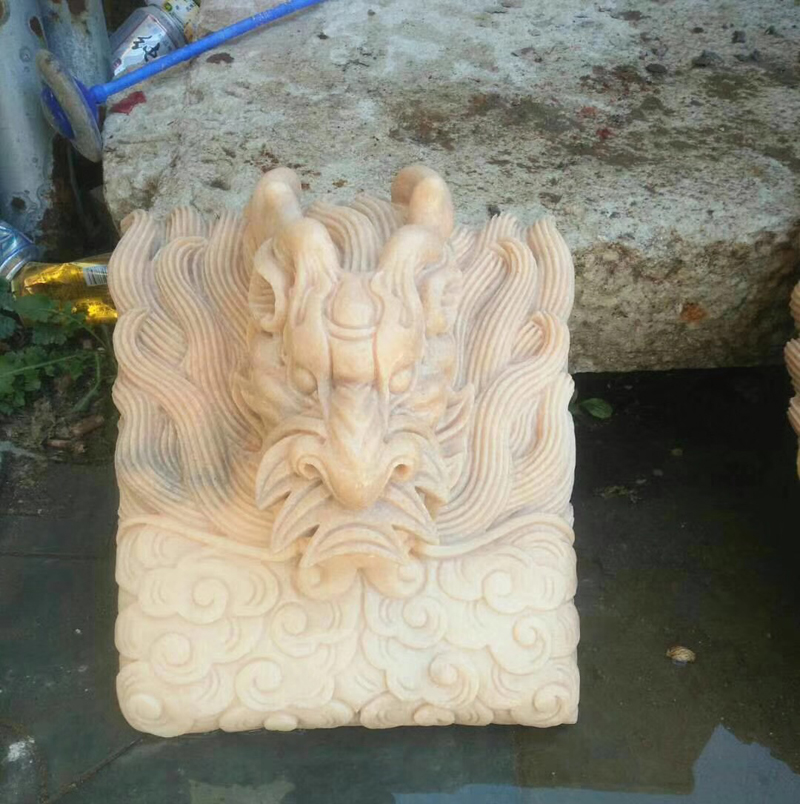 石雕噴水壁掛動物噴水壁掛廠家直銷