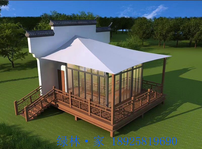 中式徽派帳篷 帳篷酒店 中式徽派