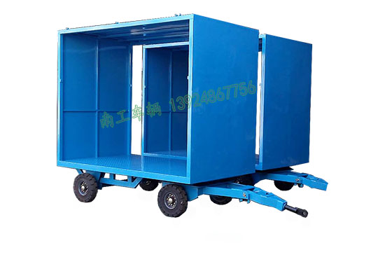 牽引5T骨架型平板拖車