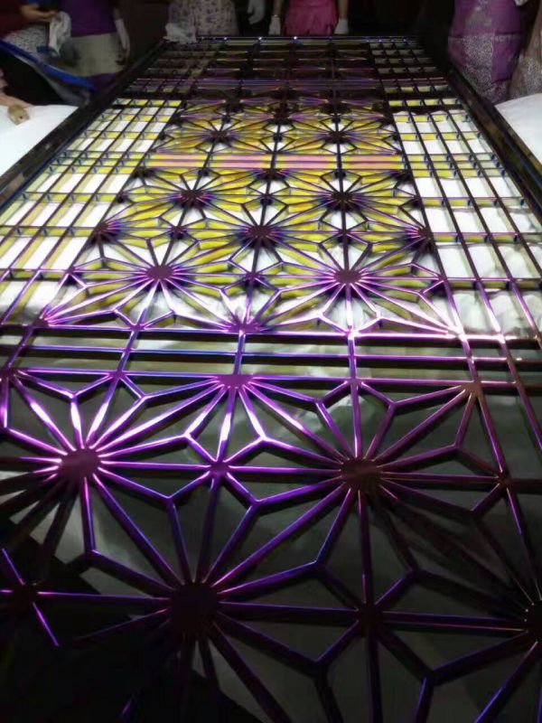 不銹鋼屏風(fēng)廠家  黑鈦不銹鋼屏風(fēng)定做 不銹鋼隔斷 花格 鏤空