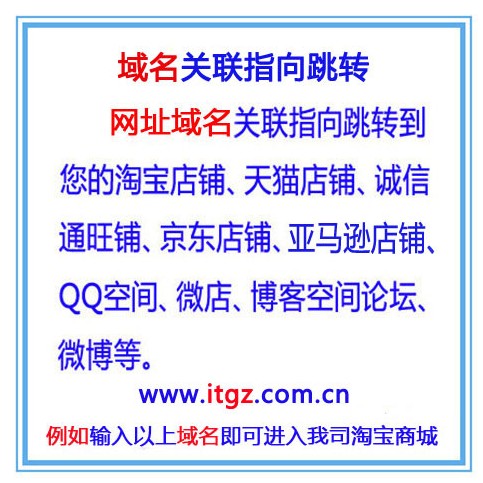 域名關聯(lián)指向跳轉至店鋪博客空間