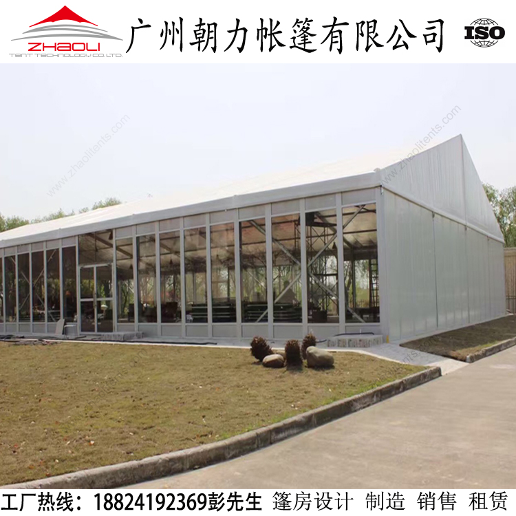 玻璃幕墻篷房 篷房生產(chǎn)廠家選{朝力帳篷}