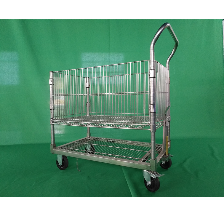 專業(yè)生產(chǎn)防靜電手推車，不銹鋼手推車，物流臺車SMT料盤車 物料車