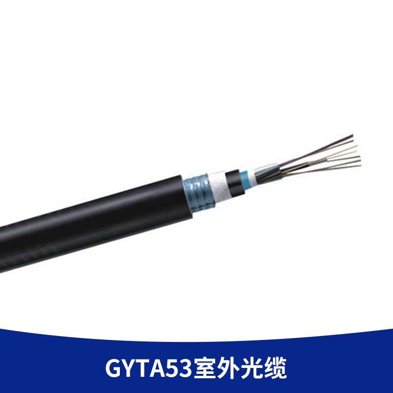 廠家直銷 24芯地埋重鎧光纜 雙鎧雙護(hù)套直埋纜 GYTA53室外光纜