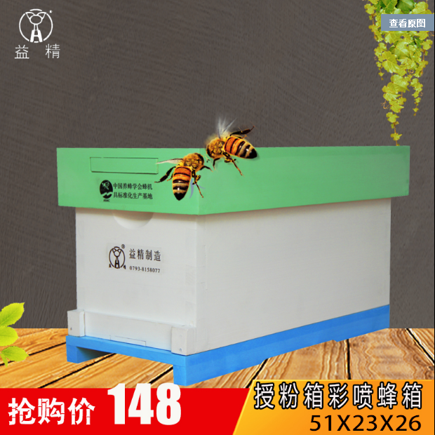 益精蜂箱 十框中 意 蜂箱 彩繪蜂箱 彩噴蜂箱 噴漆蜂箱 已組裝 十框彩繪蜂箱