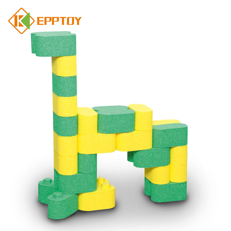 EPP雙孔圓磚積木 泡沫拼插玩具 兒童益智積木 EPP積木廠家