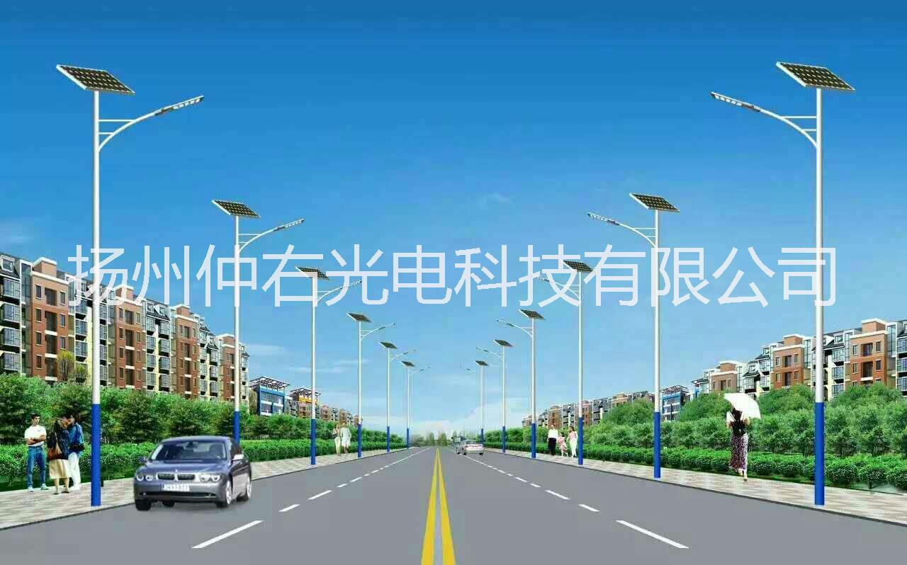 30W6米新型農(nóng)村太陽(yáng)能路燈揚(yáng)州仲右光電科技有限公司廠家直銷定制