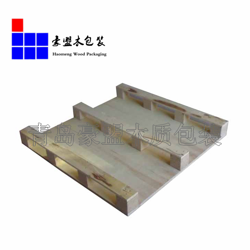 供應(yīng)濱州木托盤 出口膠合板托盤四面進叉送貨上門