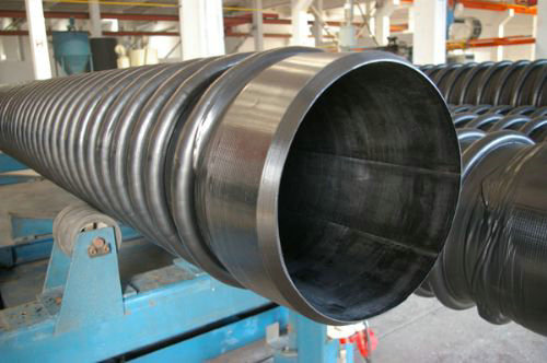 HDPE內(nèi)肋纏繞增強波紋管 供應(yīng)HDPE中空壁纏繞管 污水管