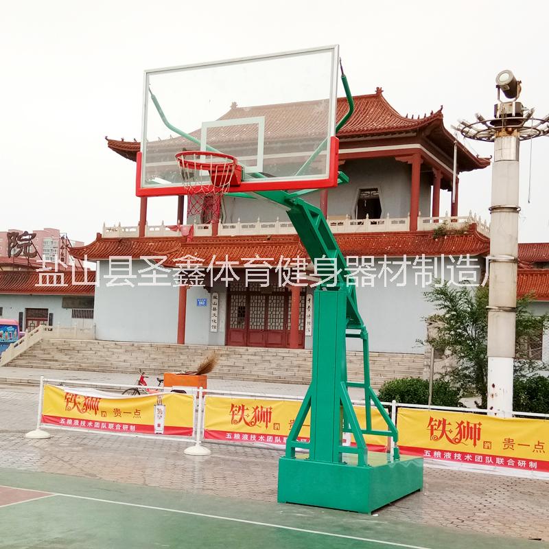 仿液壓籃球架 移動式 標準比賽