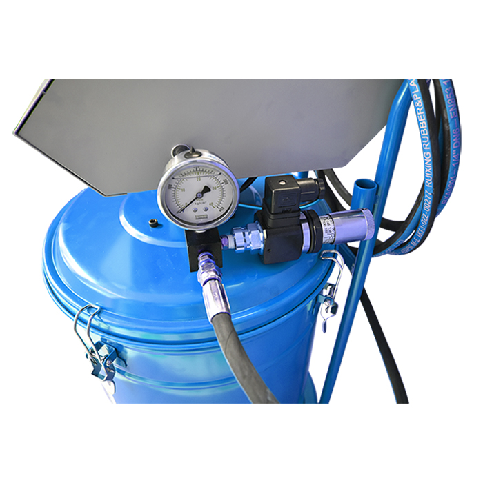 移動(dòng)式萬向輪220V電動(dòng)黃油機(jī)40KG大容量黃油槍高壓油脂注