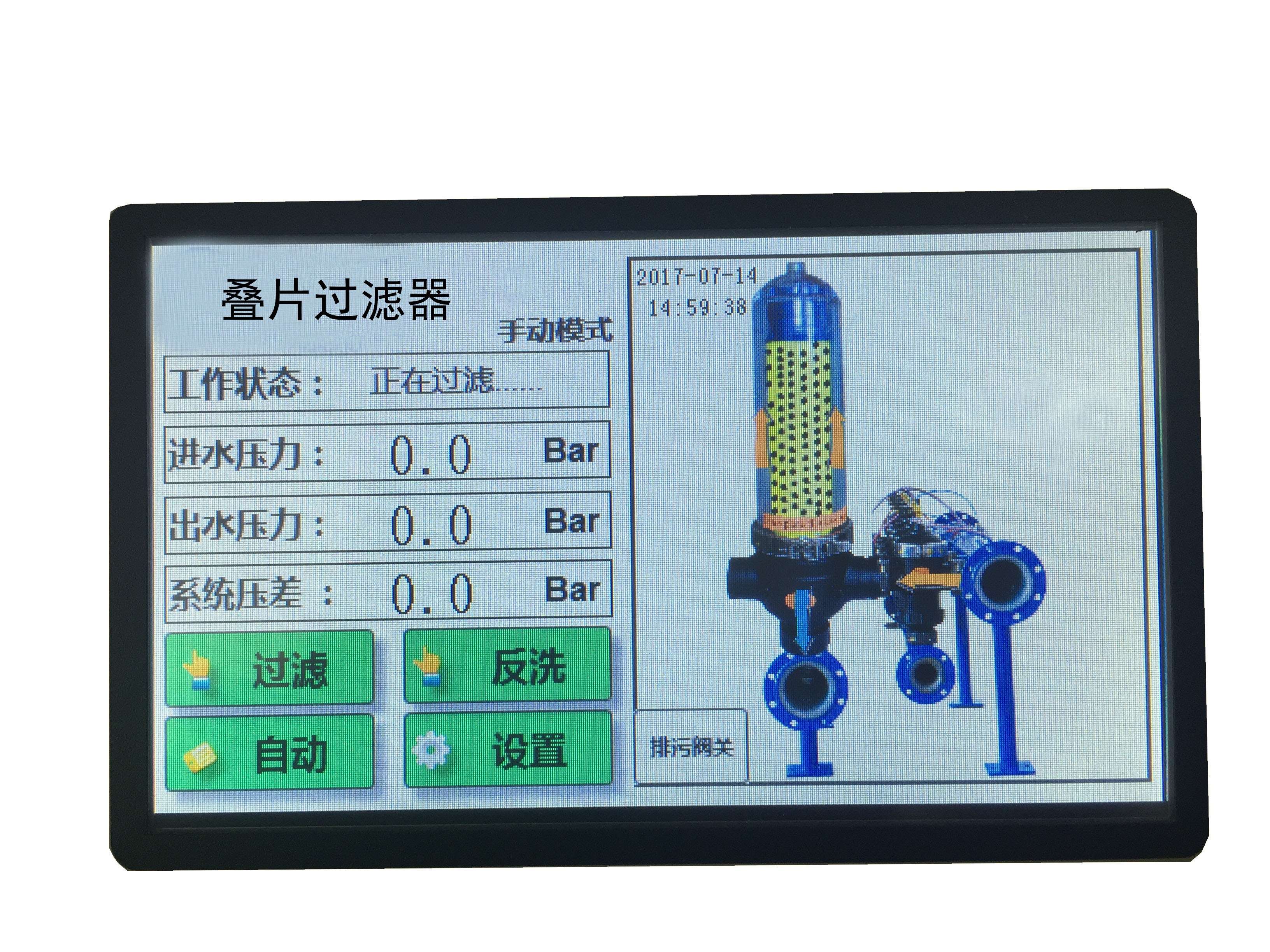 疊片過濾器電控箱，GLQ-39F