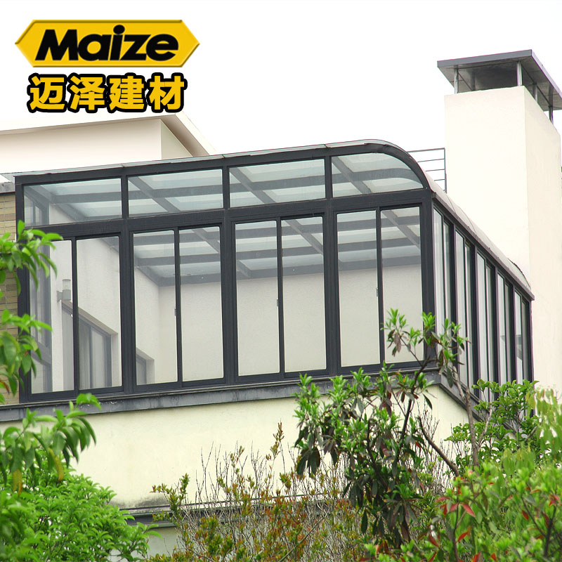 別墅露臺陽光房定制設(shè)計 鋁合金玻璃別墅露臺陽光房定制設(shè)計