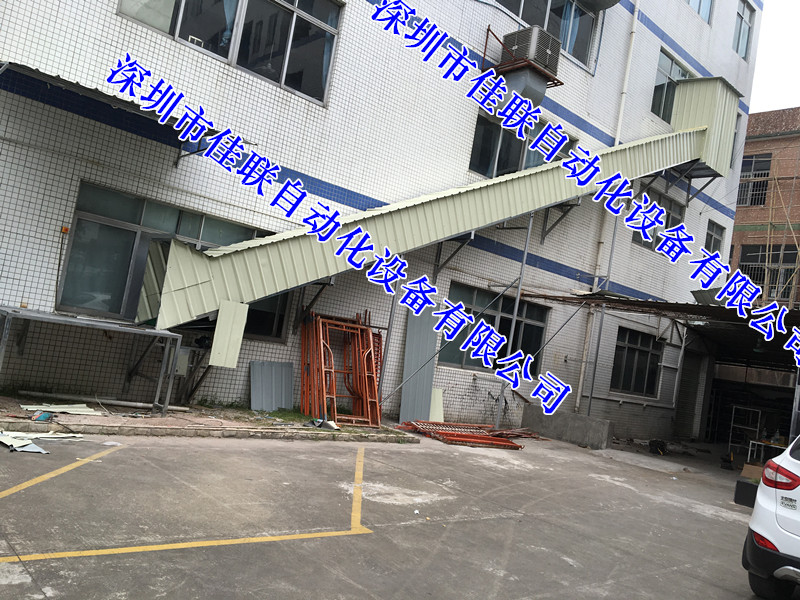 廠房外四樓五樓到一樓輸送貨梯