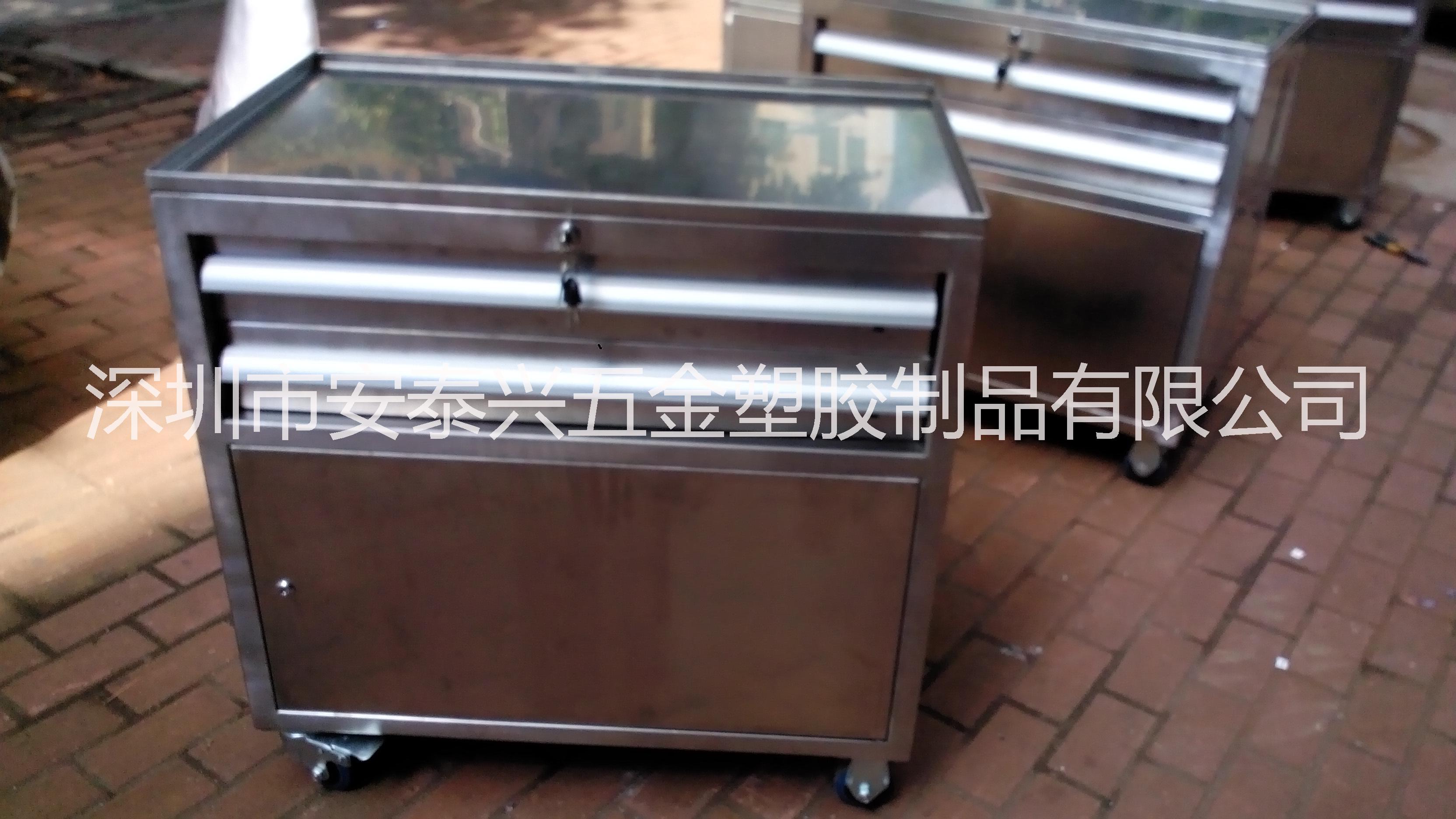 不銹鋼工作臺(tái) 移動(dòng)工作臺(tái) 工具柜臺(tái)組合 不銹鋼工具柜