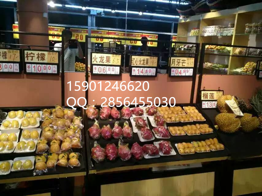 超市水果蔬菜架子 果多美超市展架 便利店生鮮展示架 瓜果存儲架