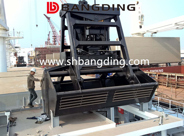 上海邦鼎無線遙控抓斗 船用散貨裝卸抓斗廠家
