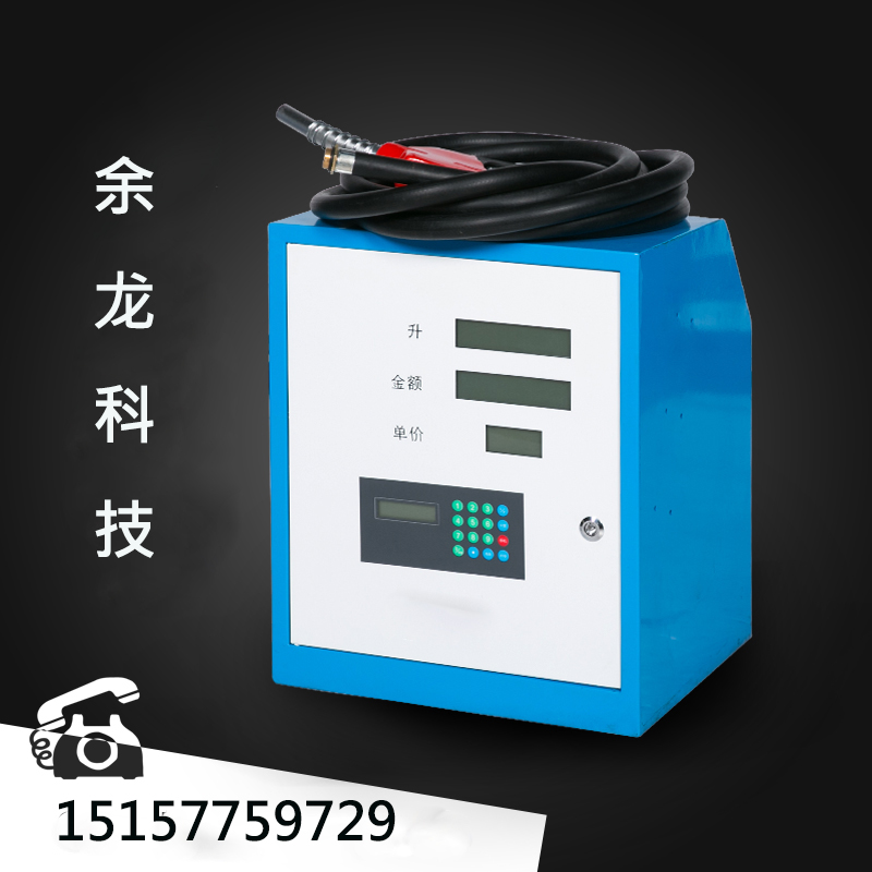 余龍小型車載加油機*防爆12V24V抽油泵直流高精度全自動 包郵