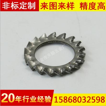 供應(yīng)不銹鋼外多齒墊圈 鎖緊墊片 外鋸齒墊圈 止動/防滑墊片