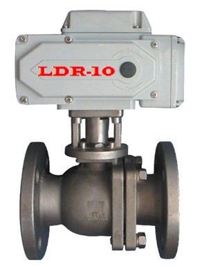 中隆鼎控ZAJQ電動不銹鋼球閥 電動V型調(diào)節(jié)球閥 電動防爆球閥