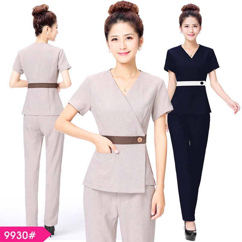 技師工作服現(xiàn)貨 沐足服