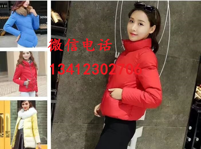 便宜女裝羽絨服批發(fā)廠家 新款羽絨棉衣批發(fā) 開店 擺地攤貨源批發(fā)