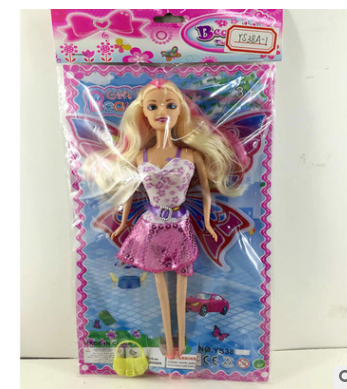 11.5寸公主娃娃蝴蝶仙子opp、pvc袋裝超時(shí)尚玩具芭芘巴比娃娃批發(fā) 蝴蝶仙子娃娃