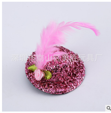 換裝娃娃頭紗配飾 批發(fā)巴比洋娃娃飾品 精美帽子蝴蝶結(jié)發(fā)夾