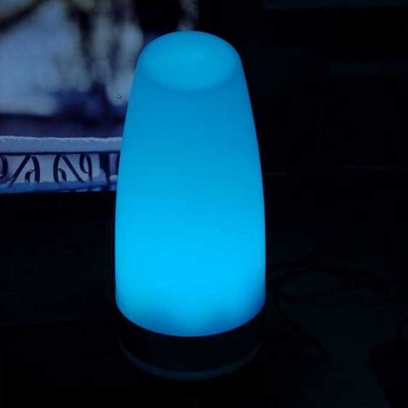 包郵七彩LED充電酒吧臺燈裝飾蠟燭吧臺燈圓形桌燈創(chuàng)意酒吧小夜燈