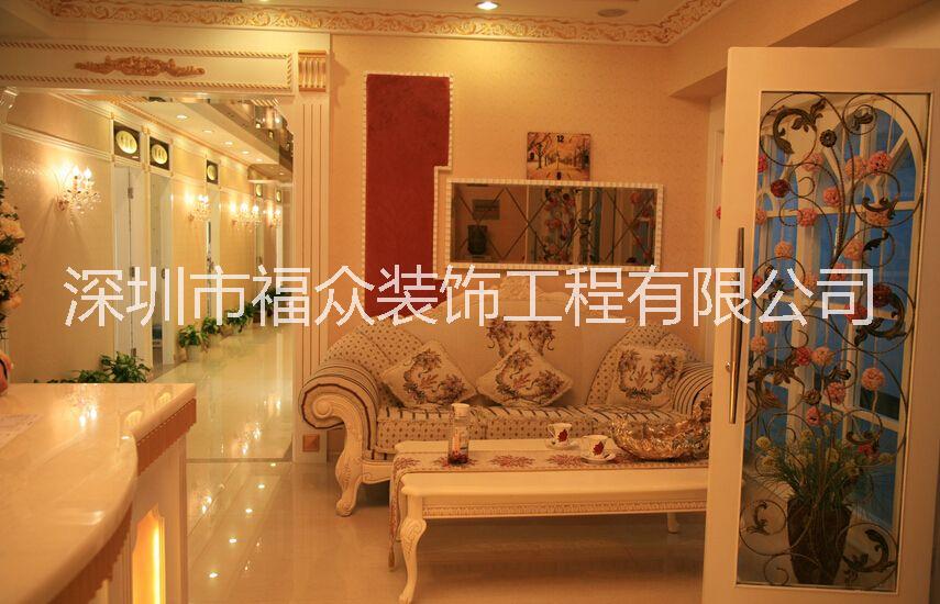 美容院設計翻新，設計方案。公明翻新吊頂