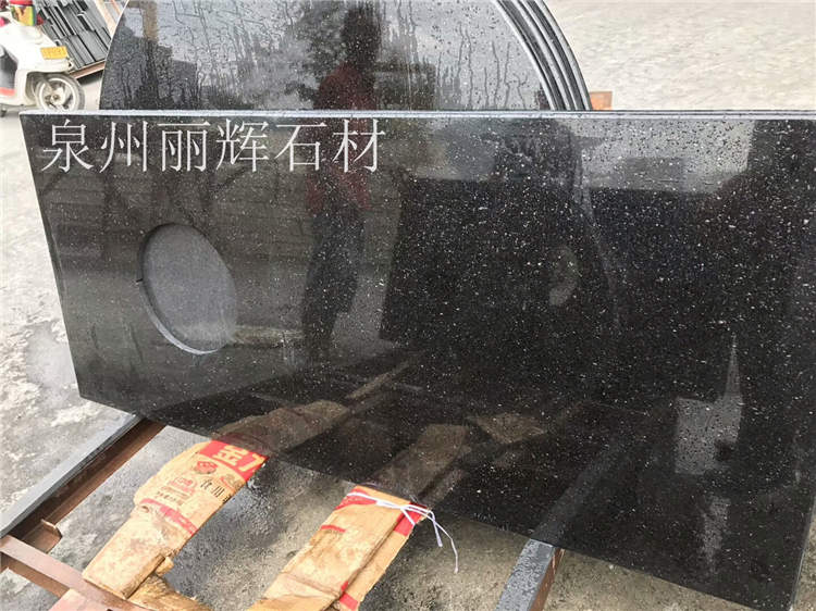 黑金沙花崗巖石材 黑金沙花崗巖石材黑色石頭廠家直銷