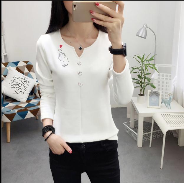 廣州海珠區(qū)女裝生產廠家廣州女裝定制廠家廣州女裝定制批發(fā) 長袖T恤冬裝新品