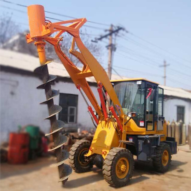 昌晟出售拖拉機吊車鉆機 鏟車式護欄打樁機 型號齊全