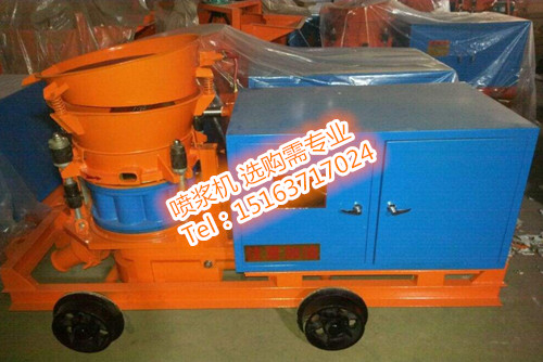 礦山施工必備噴漿機(jī)，隧道好幫手PZ-5噴漿機(jī)