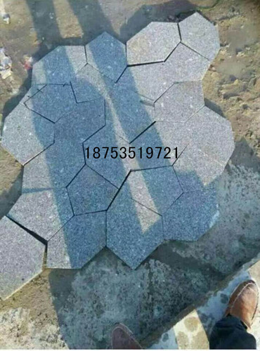 芝麻灰碎拼石材