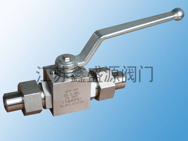 T型卡套式三通高壓換向球閥 天然氣高壓球閥 鑫盛源閥門卡套
