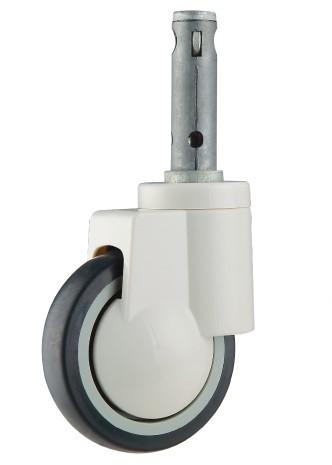 直銷全塑雙軸雙輪中控醫(yī)療腳輪 中控輪廠家 醫(yī)療輪廠家 雙片中控輪廠家