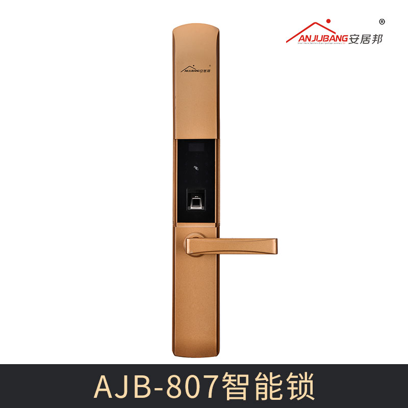 AJB-807智能鎖 新品304不銹鋼公寓鎖智能鎖電子感應(yīng)門鎖