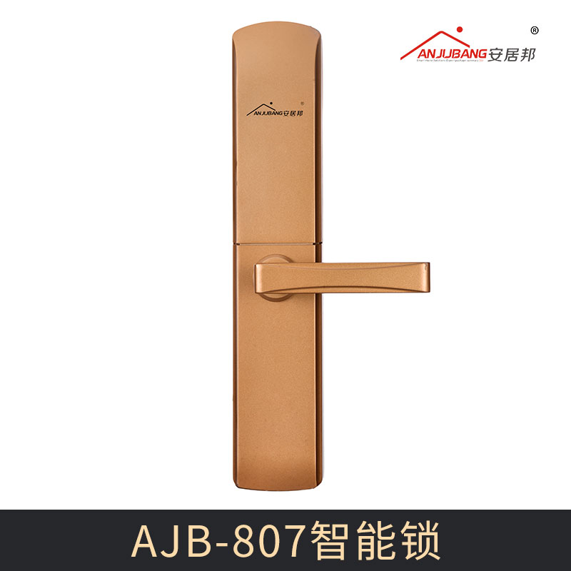 AJB-807智能鎖 新品304不銹鋼公寓鎖智能鎖電子感應(yīng)門鎖