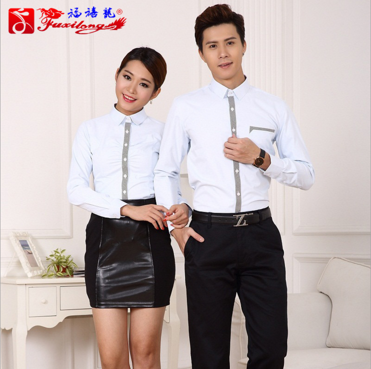 工廠直銷男女長(zhǎng)袖職業(yè)裝 商務(wù)襯衫 韓版正裝 襯衣定制logo 長(zhǎng)袖職業(yè)裝批發(fā)價(jià)格 長(zhǎng)袖職業(yè)裝生產(chǎn)廠家 長(zhǎng)袖職業(yè)裝廠家直銷